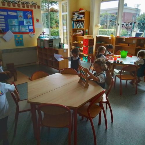 A preprimary classroom