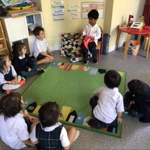 Circle time in preprimary