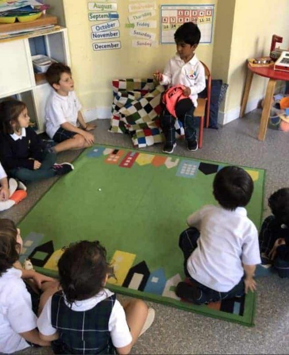 Circle time in preprimary